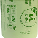 UNNI Compostable Trash Bags, 2.6 Gallon / 9.84 Liter, 100 Count, Extra Thick 0.71 Mil Small Kitchen Food Scrap Bin Liners, Certified by BPI, CMA & OK compost HOME, Meets the ASTM D6400 Standard