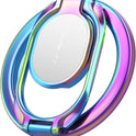 Magnetic Phone Ring Holder with Magsafe, Double Adjustable Gym Finger Ring Grip, Removable Phone Grip, for iPhone, iPad and Smartphones, Compatible with Magnetic Car Mount (Colorful)