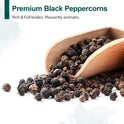 Soeos Himalayan Pink Salt 39 oz + Whole Black Peppercorns 18 oz, Coarse Grain, Kosher Salt for Grinder Refill, Salt and Pepper Grinder, Non-GMO Verified, Spice Seasoning Set for Cooking