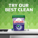 Cascade Platinum Power Boost Dishwasher Pods, Dishwasher Detergent, Dishwasher Soap, Dish Tabs, Dishwashing Tablets, Dish Detergent, Lemon, Actionpacs, 37 Count