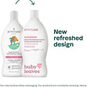 ATTITUDE Baby Dish Soap and Bottle Cleaner, EWG Verified Dishwashing Liquid, No Added Dyes or Fragrances, Tough on Milk Residue and Grease, Vegan, Unscented, 23.7 Fl Oz