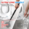2 in 1 Toilet Plunger and Brush Set，Extended Handle Plunger，Toilet Bowl Brush Plunger Set, Bathroom Cleaning Tools ，Toilet Brush Plunger Combo，Cleaning Brush，Bathroom Cleaning Supplies