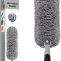 MR.SIGA Lint Free Microfiber Duster, Washable Duster for Household Cleaning Gray