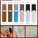 BAGERLA Heavy Duty Sewing Kit, Needle and Thread Kit with Upholstery Thread Needles Sewing Awl Seam Ripper for Car Seats Carpets Shoes Backpacks DIY Crafting