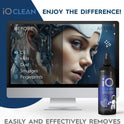 Screen Cleaner Spray (16oz - 473ml) – Best Large Cleaning Kit for LCD LED OLED TV, Smartphone, iPad, Laptop, Touchscreen, Computer Monitor, Electronic Devices, Microfiber Cloth Wipes and 2 Nozzles