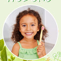 Kids Toothbrush Bamboo Toothbrushes 6 Pack - Organic Compostable Tooth Brush Wooden Baby Toddler Toothbrush, Eco-Friendly Natural Biodegradable Soft Bristle Toothbrush for Children
