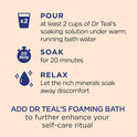 Dr Teal's Pure Epsom Magnesium Salt Soak, Glow & Radiance with Vitamin C & Citrus Essential Oils, 3 lbs