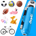 Sports Ball Pump Kit - Portable Air Pump Two-Way Dual Action Inflatable Perfect for Basketballs, Soccer Balls and More - Professional Hand Pump Kit with Needles and Flexible Hose