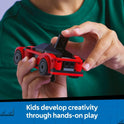 LEGO City Red Sports Car Toy - Building Toy for Kids, Boys and Girls, Ages 5+ - Educational Gift for Birthdays and Holidays - Includes Driver Minifigure and Other Accessories - 60448