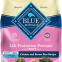 Blue Buffalo Life Protection Formula Adult Small Breed Dry Dog Food, Supports High Energy Needs, Made with Natural Ingredients, Chicken & Brown Rice Recipe, 5-lb. Bag - Cart Shape