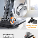 LISEN for iPad Stand Tablet Holder for Desk- Foldable Office Gifts for Men Women Desk Accessories, Home Gadgets Essentials Portable Monitor Stand for iPad a16 Accessories Bed Kindle Fire 4-15.9"
