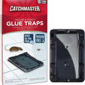 Catchmaster-16 Mouse & Insect Glue Traps, Heavy-Duty Pesticide-Free Sticky Mouse Traps Indoor for Home, Used by The PROs, Adhesive Rodent & Bug Catcher, Pest Control for House & Garage