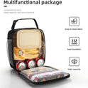 Lunch box Lunch bag for men women Insulated Lunchbox Lunch bags for Work Picnic Travel (Black)