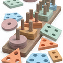 Montessori Toys for 1 2 Year Old Girl and Boy Birthday Gifts, Shape Sorter Wooden Toys for Toddlers Age 1-3 2-4, Learning Educational Sensory Stacking Toddler Puzzles