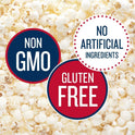 SkinnyPop Popcorn, Original and Dairy Free White Cheddar, Gluten Free, Non-GMO, 0.5oz Individual Size Snack Bags (18 Count)