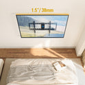 Mounting Dream TV Wall Mount for Most 37-75 Inch TVs, Universal Tilt TV Mount Fit 16", 18", 24" Stud with Loading Capacity 132lbs, Max Vesa 600 x 400mm, Low Profile Flat Wall Mount TV Bracket