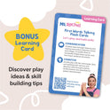 Ms. Rachel Official First Words Talking Flash Cards with Electronic Reader, 100 Words, Educational Toys & Toddler Toys for Girls & Boys Ages 1-2+