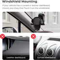 iOttie Easy One Touch Signature Dashboard & Windshield Universal Car Mount Phone Holder Desk Stand with Suction Cup Base and Telescopic Arm for iPhone, Samsung, Google, More Smartphones
