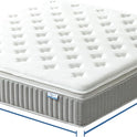 Queen Mattress, 12 Inch Memory Foam Hybrid Mattress in a Box with Pocket Springs for Motion Isolation, Pressure Relief, Medium Firm, CertiPUR-US