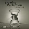 Chemex Natural Coffee Filters, Square, 100ct - Exclusive Packaging