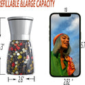 Original Stainless Steel Salt or Pepper Grinder - Top Spice Mill with Ceramic Blades, Brushed Stainless Steel and Adjustable Coarseness By Pepper Grinder （Single Package）