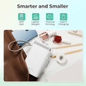 Nelko Label Maker Machine with Tape, P21 Bluetooth Label Printer, Wireless Mini Label Makers with Multiple Templates for Organizing Office Home, White