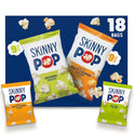 SkinnyPop Popcorn, Original and Dairy Free White Cheddar, Gluten Free, Non-GMO, 0.5oz Individual Size Snack Bags (18 Count)