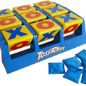 Mattel Games Toss Across Game, Beanbag Tic Tac Toe for 2 to 4 Players Ages 5 Years and Older