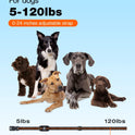 Bousnic Dog Shock Collar - 3300Ft Dog Training Collar with Remote for 5-120lbs Small Medium Large Dogs Rechargeable Waterproof e Collar with Beep (1-8), Vibration(1-16), Safe Shock(1-99) (Orange)