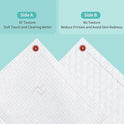 Face Towels, 10"×12" Disposable Face Towel, Face Towelettes XL, Ultra Soft Makeup Remover Dry Wipes, Thick Face Towel for Sensitive Skin, 50 Count (1 Pack)