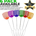 Supreme Bug & Fly Swatter 6-Pack – Braided Metal Handle 6 Pack Fly Swatters, Multi Pack Colors, – for Indoor/Outdoor – Flyswatter