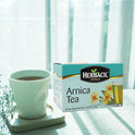 Herbacil Arnica Herbal Tea – Caffeine-Free Natural Remedy, 25 Tea Bags per Box, 3-Pack (75 Total), 0.88 oz Each