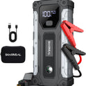 Sharmeal Car Jump Starter 3000A, Jump Starter Battery Pack for 9.0L Gas and 7.0L Diesel, 12V Portable Jump Box with LED Light