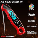Alpha Grillers Meat Thermometer Digital - Instant Read Food Thermometer for Cooking and Grilling Gifts for Men Valentines Day Gifts for Him Her Mom Dad