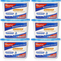 Vacplus Moisture Absorbers 6 Pack, 10.5 Oz Portable Humidity Absorber Boxes for Your Bathroom, Closet & Car, Dehumidifier with Fragrance Free, Navy Blue