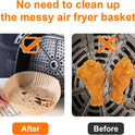 Air Fryer Liners for Ninja Air Fryer, 125 Pcs Disposable Paper Liner for most 4-8QT AirFryer