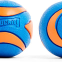 Chuckit! Ultra Squeaker Balls for Dogs, Floating Water Pet Toys, Durable Rubber Pet Toy, Bouncy Squeaky Fetch Balls For Dogs, Pack of 2, Medium (2.5")