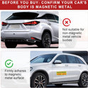 JUSTTOP 3pcs Student Driver Magnet for Car, Please Be Patient Student Driver, New Drivers Sticker Safety Warning, Magnetic Reflective Rookie Driver Bumper Sticker (Black&Red)