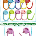 150 Pieces Knitting Crochet Locking Stitch Markers Stitch Needle Clip Counter 10 Colors (Color Ship Randomly)