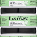 Fresh Wave Odor Removing Gel, 7 oz., Pack of 3 - Odor Absorbers for Home, Safer Odor Relief, Natural Plant-Based Odor Eliminator, Every 7 oz. lasts 15-30 Days, For Cooking, Trash & Pets