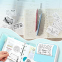 Sticker Printer - Printpods Mini Printer with Stickers, Print Pod, Bluetooth Inkless Printers, Sticker Maker, Portable Thermal Printer for iphone, Impresora Portátil for Notes, Journal, DIY, Kids Gift