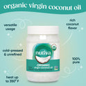 Nutiva Organic, Cold-Pressed, Unrefined, Virgin Coconut Oil from Fresh, non-GMO, Sustainably Farmed Coconuts, 15-ounce