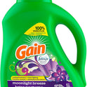 Gain Moonlight Breeze HE Deep Cleaning Concentrated Liquid Laundry Detergent, 61 Loads, 88 fl oz