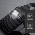 Simptech Mini Crossbody Sling Bag Chest Bag Dual Pocket Water Resistant Fanny Pack Running Phone Holder for Men Women Workout Travelling