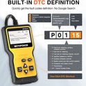 MOTOPOWER MP69033 Car OBD2 Scanner Code Reader Engine Fault Scanner CAN Diagnostic Scan Tool for All OBD II Protocol Cars Since 1996, Yellow