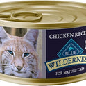 Blue Buffalo Wilderness High-Protein Grain-Free Wet Food For Adult Cats 7+, Chicken Recipe, 5.5-oz., 24-count - Cart Shape