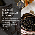 OLMA Classic Caviar Black Caviar Gift Box - Includes 2 oz of Siberian Osetra Aurora, White Sturgeon, Paddlefish, Hackleback Sturgeon Fish Roe & Mother of Pearl Serving Spoon - Overnight Delivery