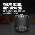 DynaTrap DT152 Indoor Insect Trap and Killer – Catches and Kills Gnats, Flies, Moths & Other Flying Insects