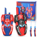 Spider Hero Walkie Talkies for Kids – 2 Pack Indoor & Outdoor Toys for Boys Ages 3-8, Birthday Gift for Children, Fun Two-Way Radios for Playtime & Adventures