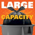Hefty Easy Flaps Multipurpose Large Trash Bags, 30 Gallon, 40 Count
